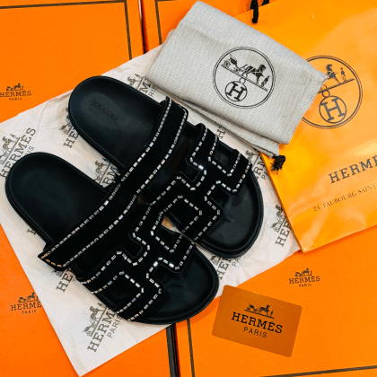 H fancy comfy slides